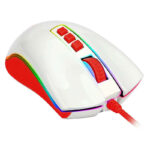 موس گیمینگ ردراگون COBRA Red White M711C - تصویر 2