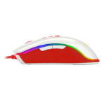 موس گیمینگ ردراگون COBRA Red White M711C - تصویر 3