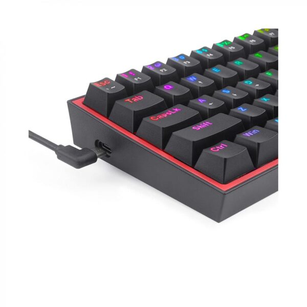 کیبورد مکانیکال گیمینگ ردراگون K617 FIZZ RGB Black - Image 3