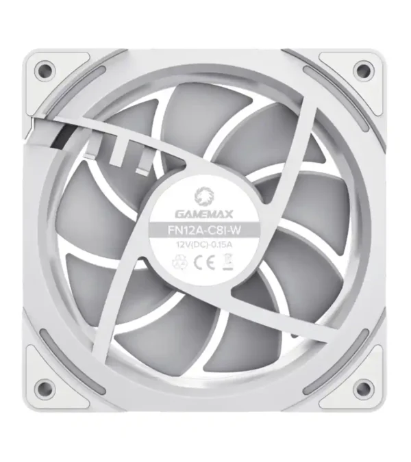 فن کیس گیم مکس FN12A C8I White - تصویر 3