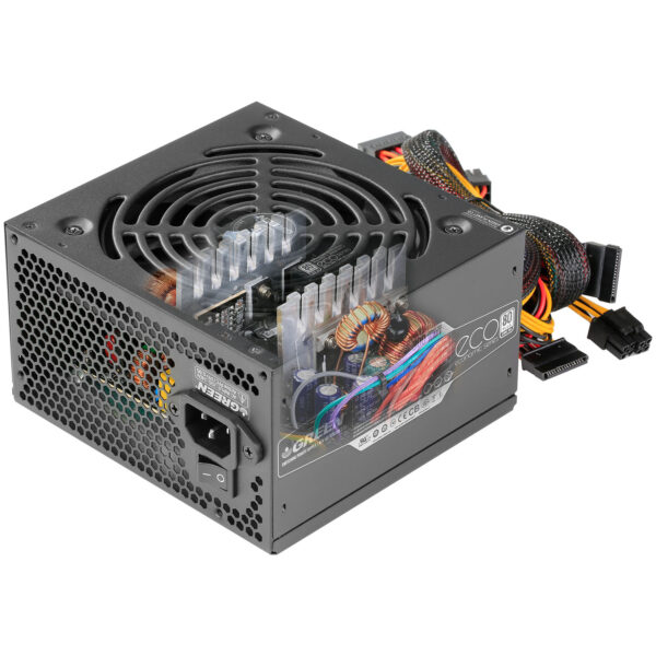 منبع تغذیه کامپیوتر گرین مدل GP300A-ECO Rev3.1 80 Plus White توان 300 وات