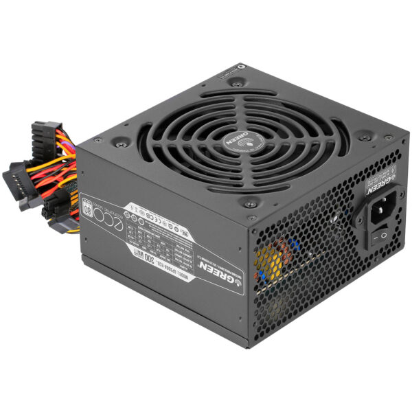 منبع تغذیه کامپیوتر گرین مدل GP300A-ECO Rev3.1 80 Plus White توان 300 وات