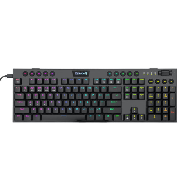 HORUS1.jpg کیبورد مکانیکال گیمینگ ردراگون K618 Horus RGB - تصویر 1