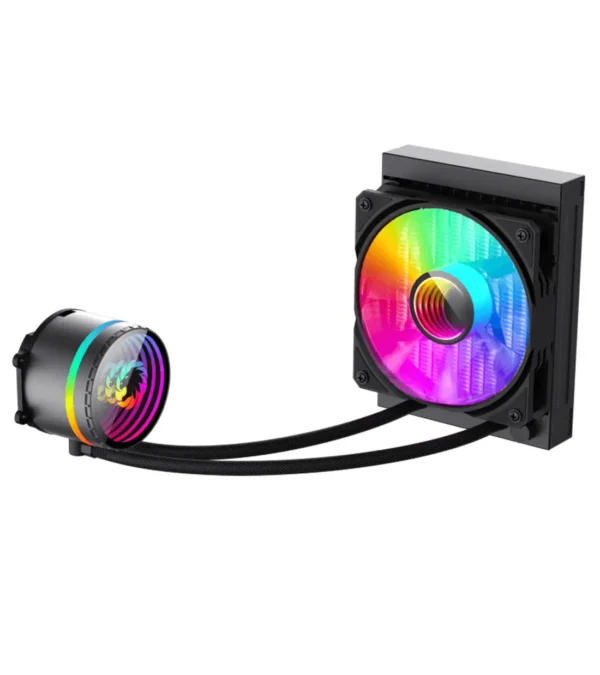 خنک کننده مایع پردازنده گیم مکس IceBurg 120 Infinity Black - تصویر 2