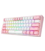 کیبورد مکانیکال گیمینگ ردراگون K617 FIZZ White-Pink - تصویر 2