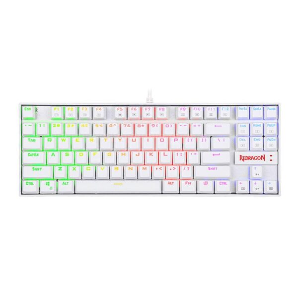 کیبورد مکانیکال گیمینگ ردراگون KUMARA K552 RGB White - تصویر 1