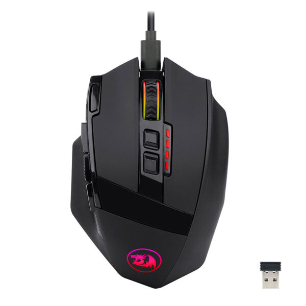M801P-1.jpg موس بی سیم گیمینگ ردراگون Sniper Pro M801P-RGB - تصویر 1