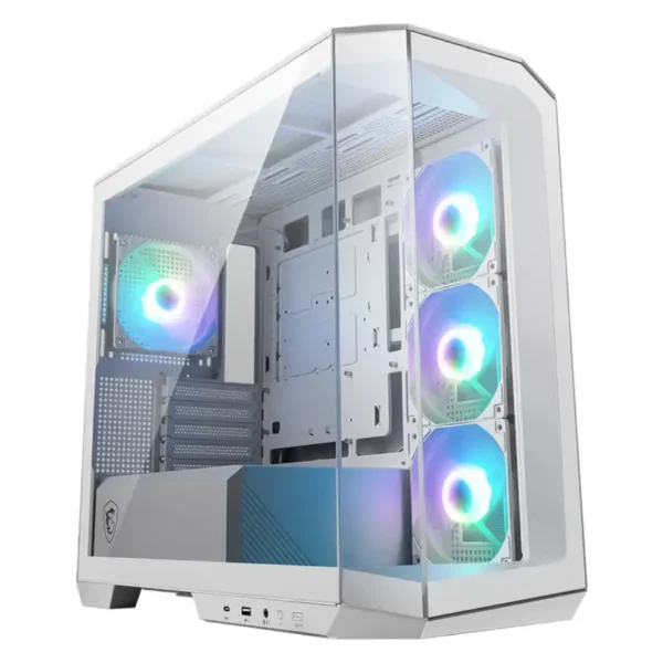 کیس گیمینگ ام اس آی MAG PANO M100R PZ White - تصویر 1