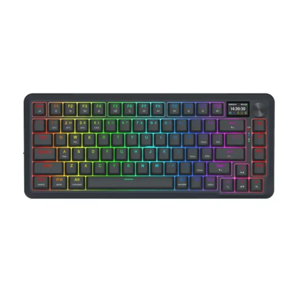 کیبورد بی سیم/باسیم گیمینگ ردراگون K708 PRO Black RGB - تصویر 1