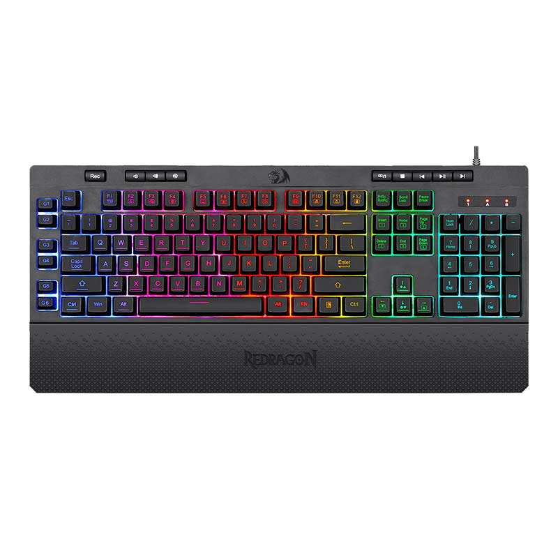 SHIVA1.jpg کیبورد گیمینگ ردراگون K512 Shiva RGB Black - Image 1