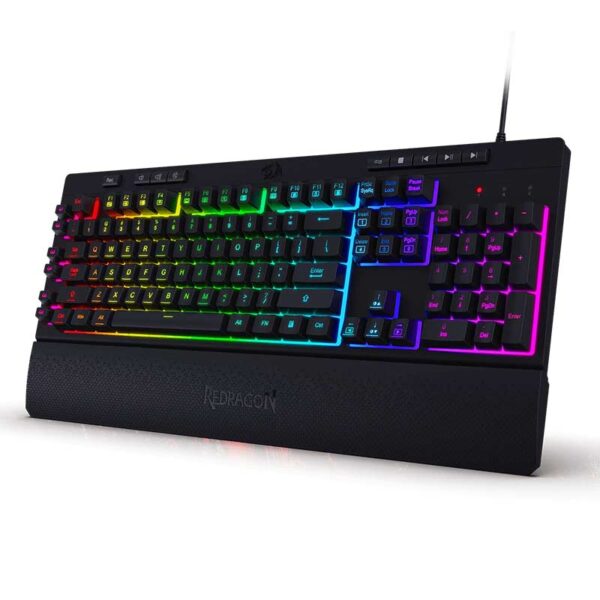 کیبورد گیمینگ ردراگون K512 Shiva RGB Black - تصویر 2