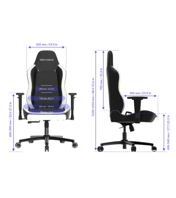 صندلی گیمینگ ورتاگیر SL3800 Carbon Black - تصویر 3