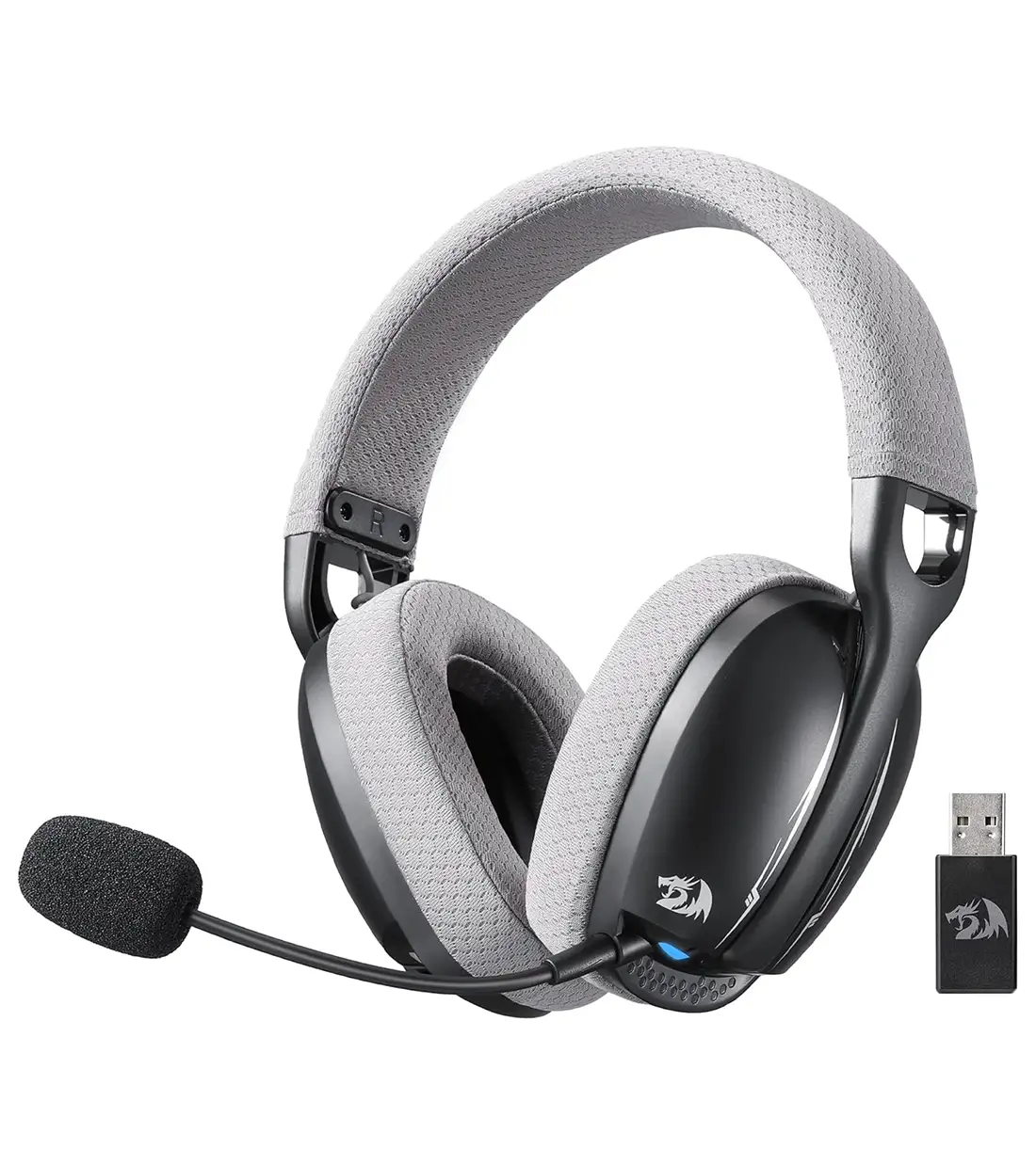 Skuld-H878-BG-2.webp هدست بی سیم گیمینگ ردراگون Skuld H878 WG - تصویر 1