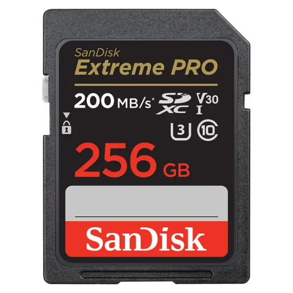 dddکارت-حافظه-SD-سن-دیسک-Extreme-PRO-200MBps-ظرفیت-256-گیگابایت.webp کارت حافظه SD سن دیسک Extreme PRO 200MBps ظرفیت 256 گیگابایت - Image 1