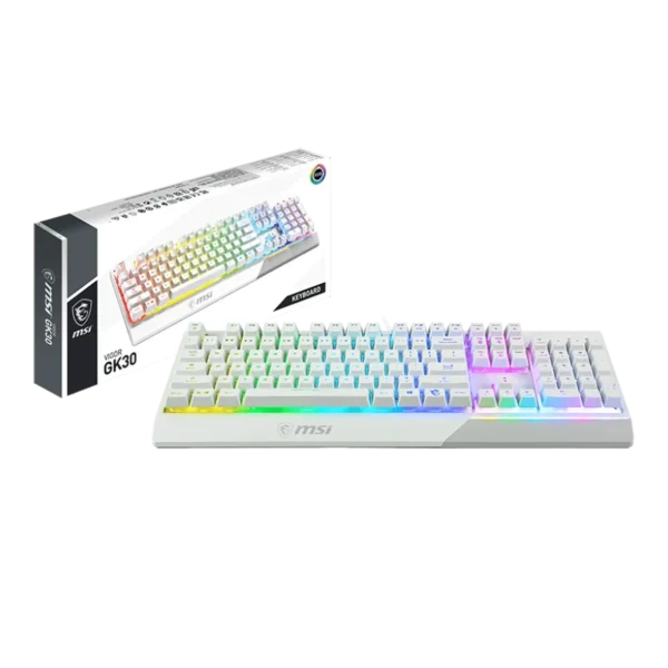 کیبورد گیمینگ آم اس آی سفيد مدل MSI VIGOR GK30 White - Image 2
