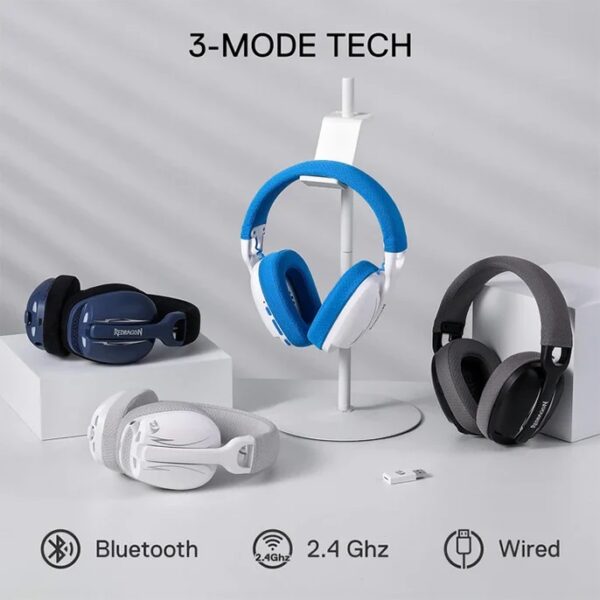 هدست بی سیم گیمینگ ردراگون Skuld H878 WB - Image 4