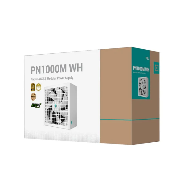 xfgndftgumfyuj_800x.webp پاور دیپ کول 1000 وات مدل PN1000M WH ATX 3.1 - تصویر 1