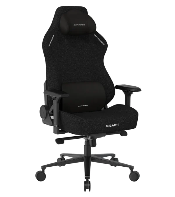 صندلی گیمینگ دی ایکس ریسر Craft Series 2025 XL Black Fabric - تصویر 2