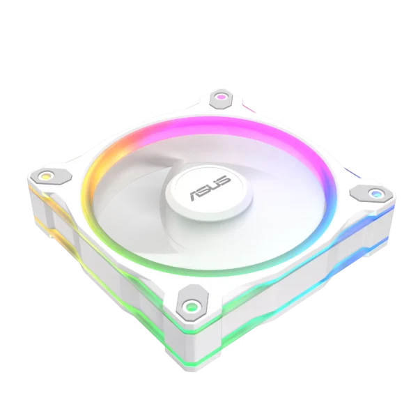 فن کیس ایسوس Prime MR120 ARGB White Reverse بسته سه عددی - Image 2