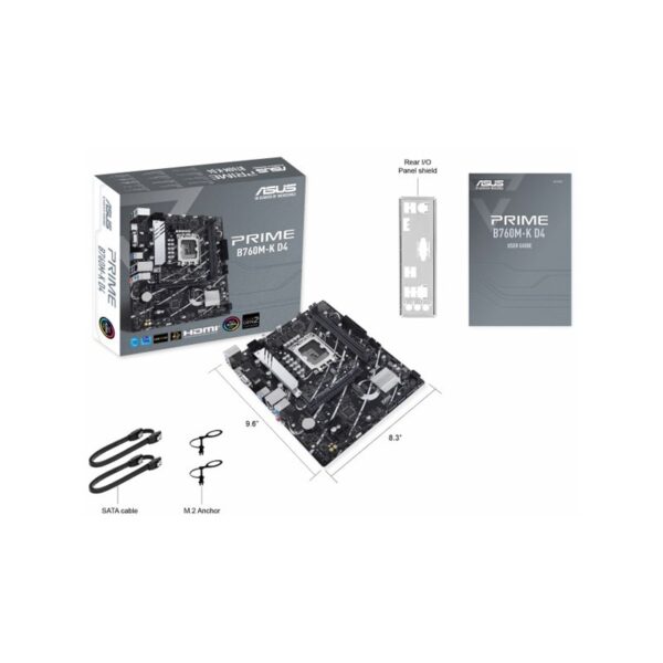 مادربرد ایسوس مدل PRIME B760M-K D4 - تصویر 4
