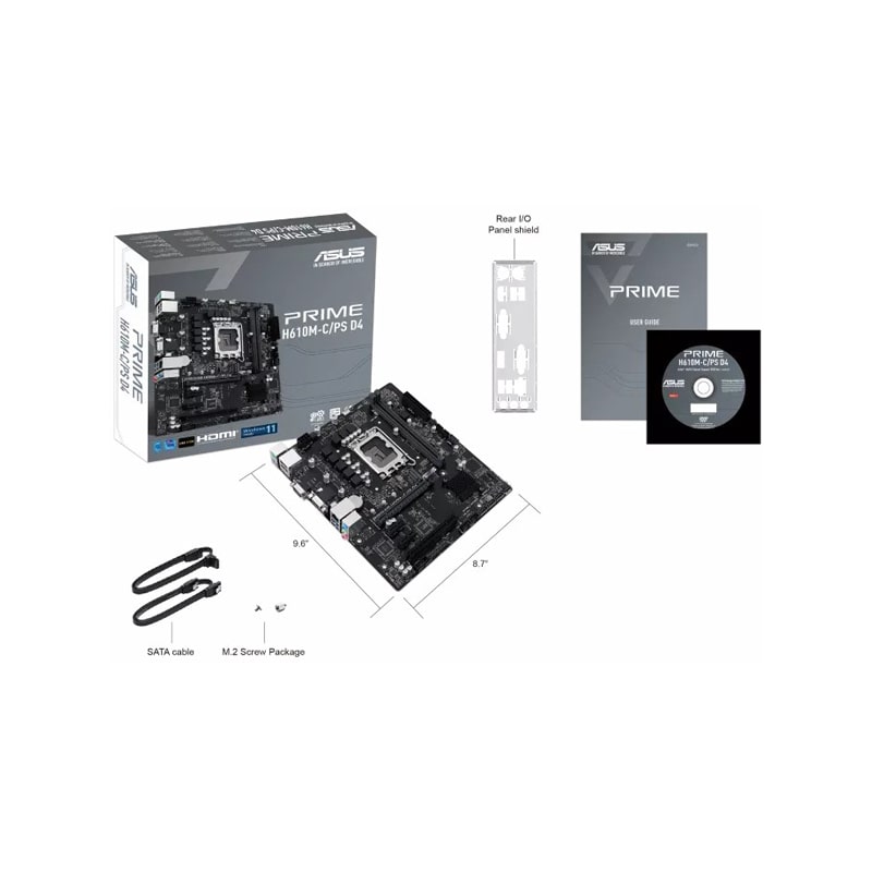 مادربرد ایسوس مدل PRIME H610 M-C/PS D4
