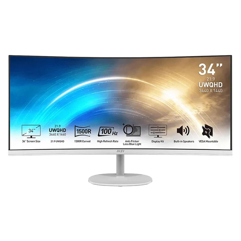 مانیتور-خمیده-ام-اس-آی-مدل-Pro-MP341CQW-سایز-34-اینچ.webp مانیتور خمیده ام اس آی مدل Pro MP341CQW سایز 34 اینچ - Image 1