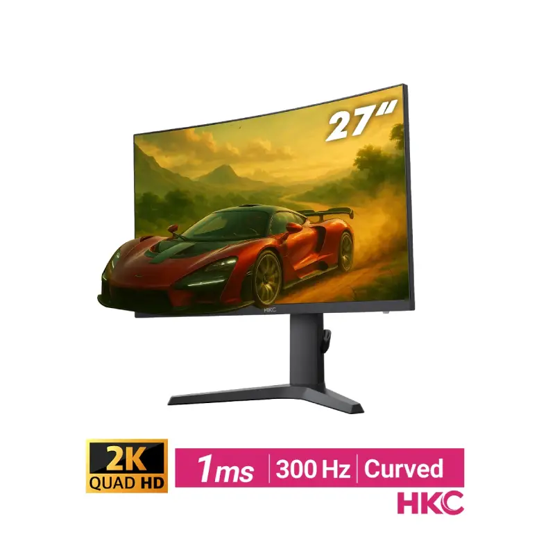 مانیتور گیمینگ 27 اینچ خمیده اچ کا سی MG27H18Q300 مانیتور گیمینگ 27 اینچ خمیده اچ کا سی MG27H18Q300