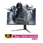 مانیتور گیمینگ 34 اینچ خمیده اچ کا سی MG34H18Q240