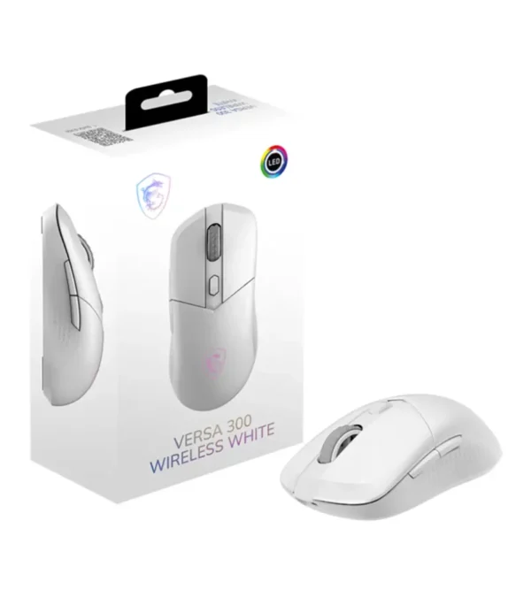 موس بی سیم گیمینگ ام اس آی VERSA 300 White - تصویر 4