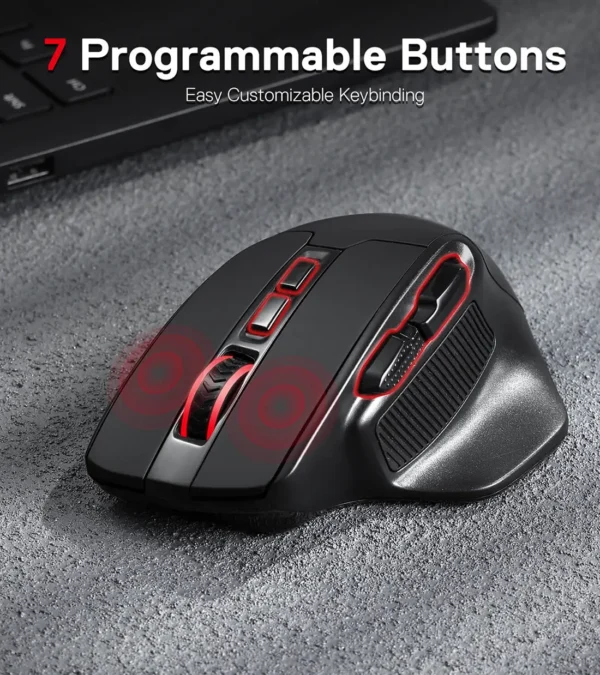 موس بی سیم گیمینگ ردراگون Redragon BULLSEYE M806 PRO - تصویر 4