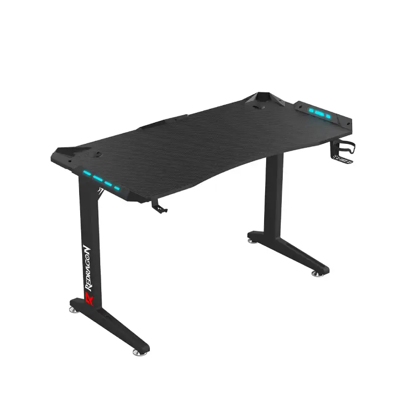 میز گیمینگ ردراگون GD-3101BK 140cm LED میز گیمینگ ردراگون GD-3101BK 140cm LED