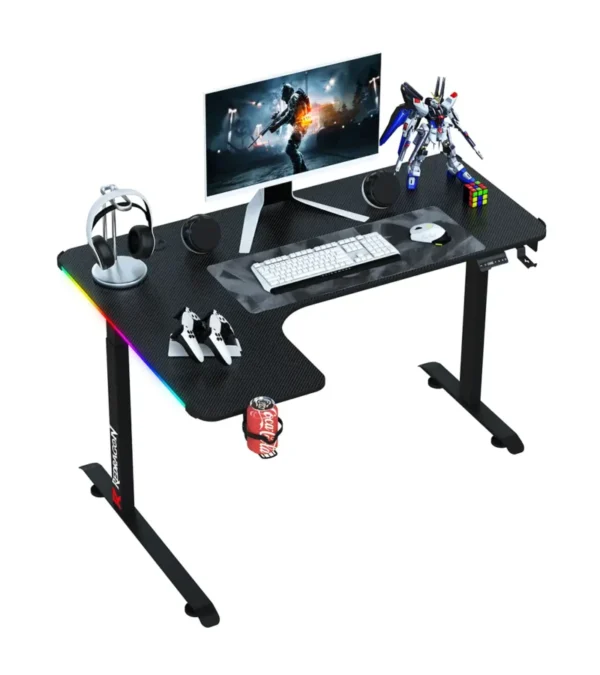 میز گیمینگ موتور دار ردراگون GD-3400-L 160cm RGB - تصویر 8