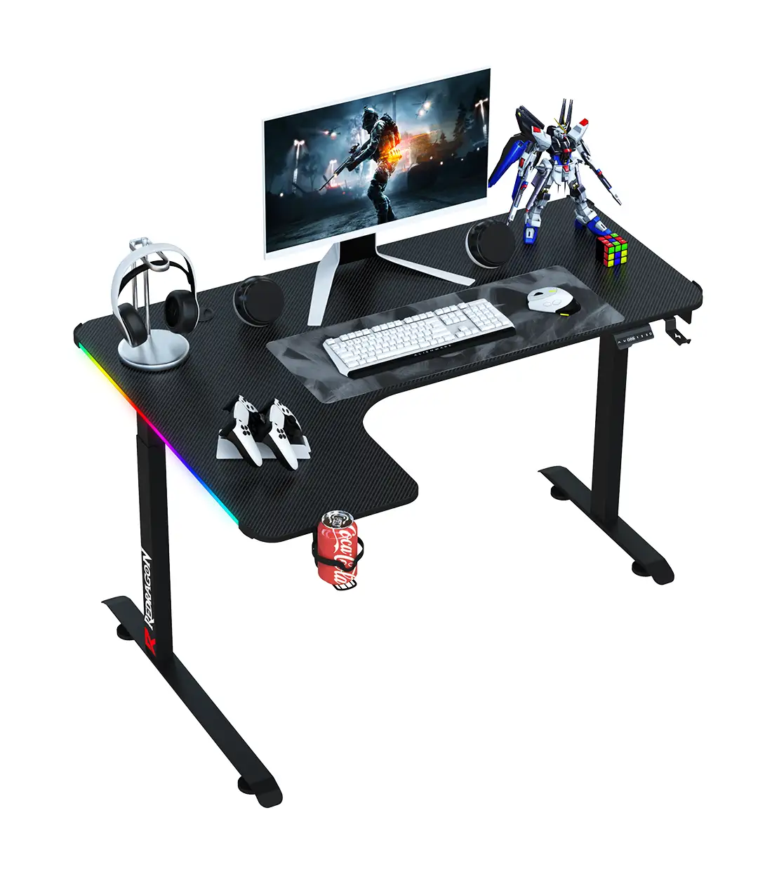 میز گیمینگ موتور دار ردراگون GD-3400-M 140cm RGB