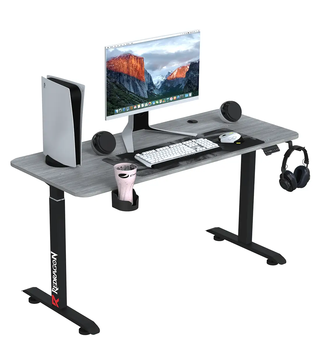 میز گیمینگ موتور دار ردراگون GD-3500G-M 140cm
