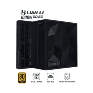 پاور 1000 وات لیان لی EDGE GOLD 1000 UK Black Full Modular به همراه هاب