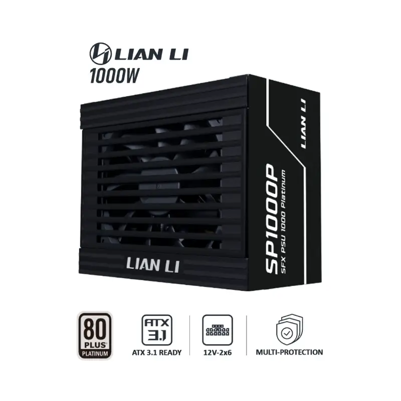 پاور 1000 وات لیان لی SP Platinum 1000 EU Black Full Modular پاور 1000 وات لیان لی SP Platinum 1000 EU Black Full Modular