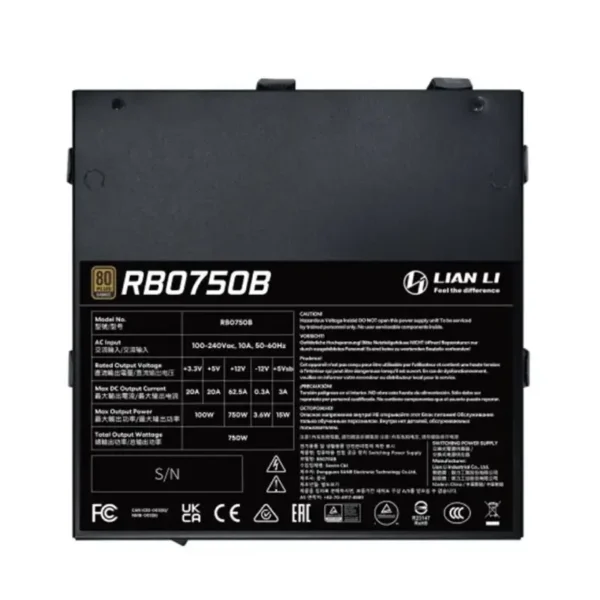 پاور 750 وات لیان لی RB 750 Black