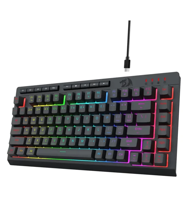 کیبورد بی سیم ممبران گیمینگ ردراگون CRESCENT K524 Pro RGB - تصویر 3