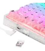 کیبورد بی سیم مکانیکال گیمینگ ردراگون ELF PRO K649 CT - Image 4