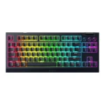 کیبورد بی‌ سیم گیمینگ ریزر مدل BlackWidow V4 TKL HyperSpeed