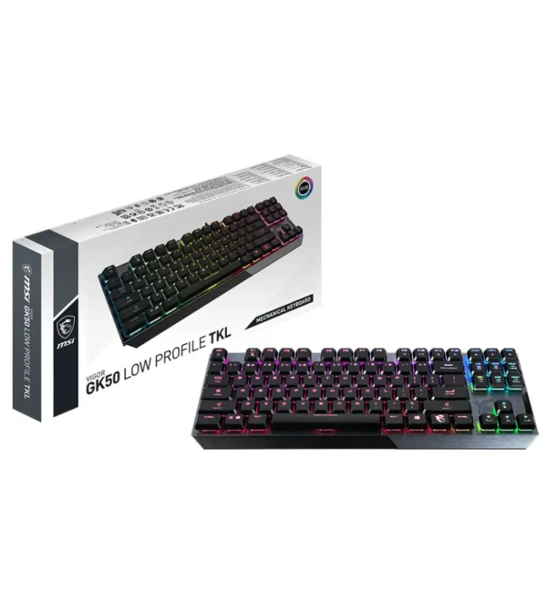 کیبورد مکانیکال گیمینگ ام اس آی VIGOR GK50 LOW PROFILE TKL - تصویر 4