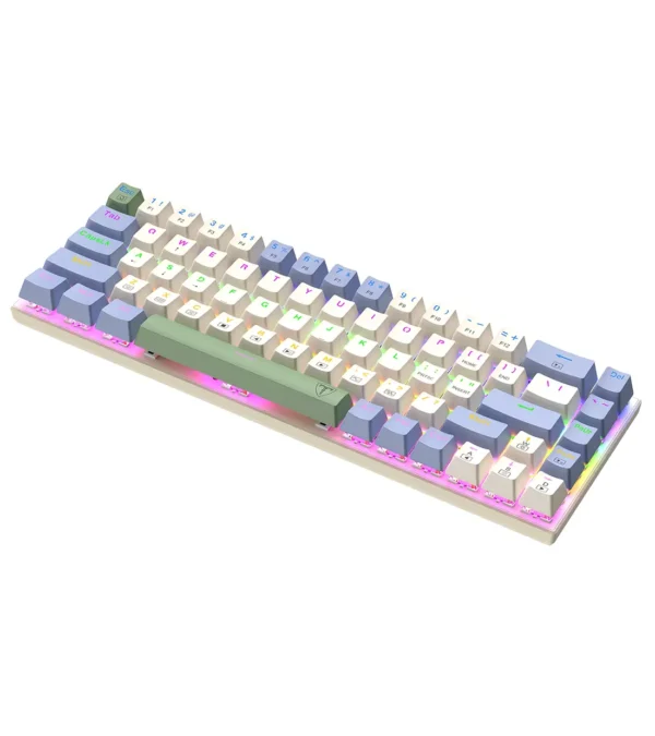 کیبورد مکانیکال گیمینگ تی دگر Viator T-TGK325 Rainbow - تصویر 3