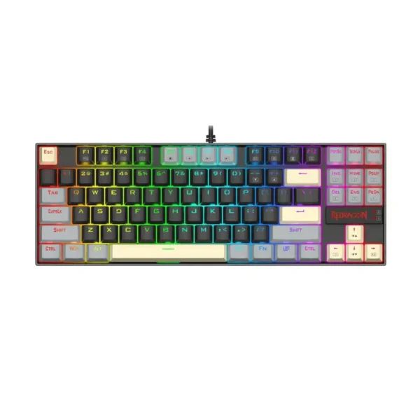 کیبورد مکانیکال گیمینگ ردراگون KUMARA K552 LGY RGB - تصویر 1