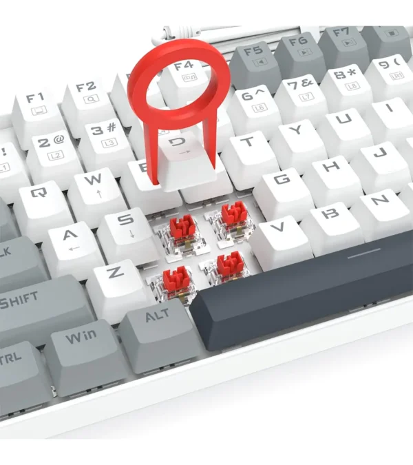 کیبورد مکانیکال گیمینگ ردراگون KUMARA K552 WGL RGB - تصویر 2
