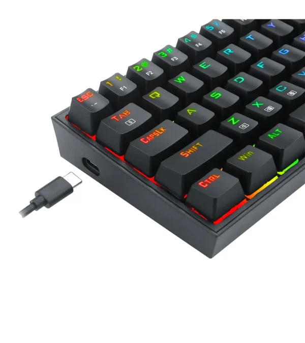 کیبورد مکانیکال گیمینگ ردراگون Pollux K628 RGB - تصویر 3