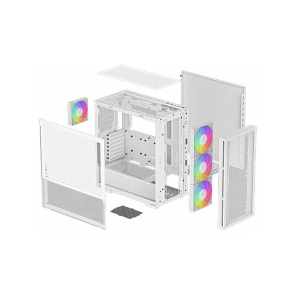 کیس دیپ‌ کول مدل CH560 WHITE - تصویر 4