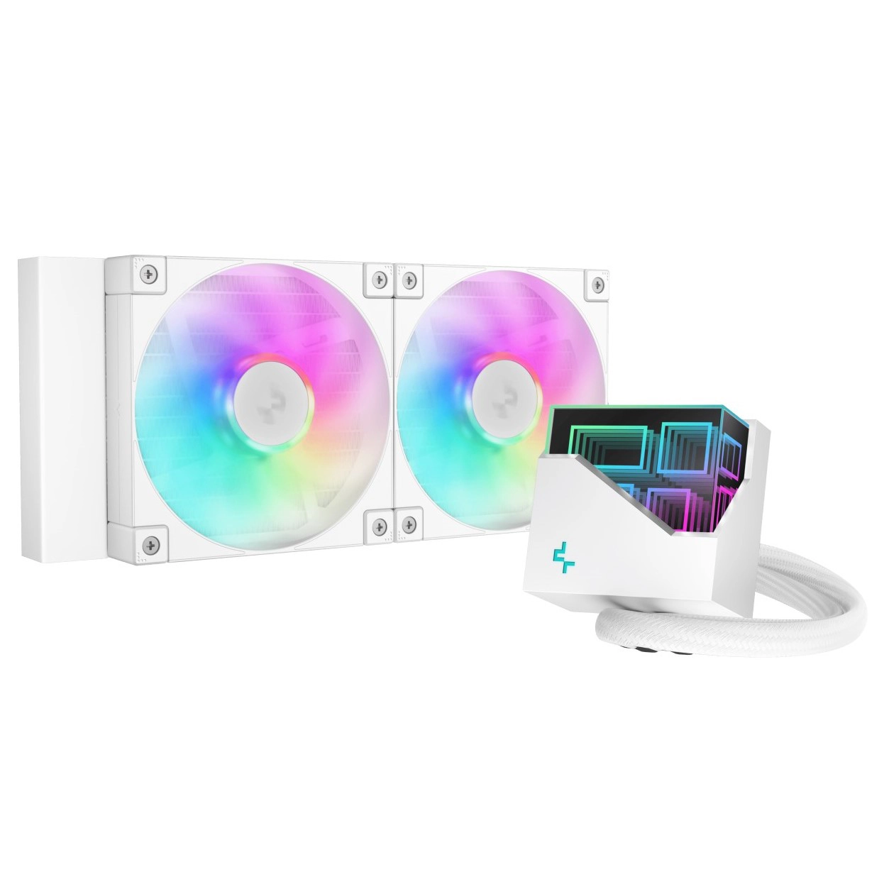 خنک کننده DEEPCOOL مدل LT240 ARGB WH